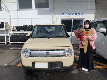 Ｉ様にアルトラパンをご納車させて頂きました